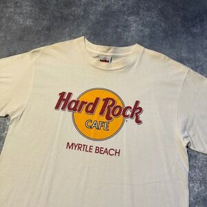 Vintage Hard Rock Cafe Myrtle Beach T Shirt Men's Large Classic‎ Logo Tee